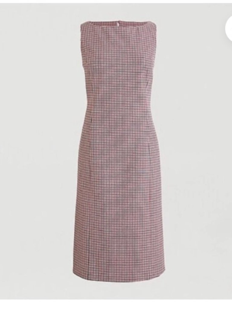 J. Crew Plaid Pencil Dress- Like New!